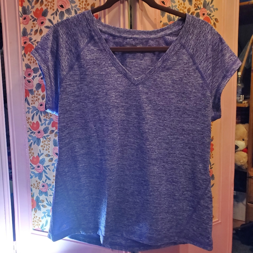 Large V-Neck Work Out Top